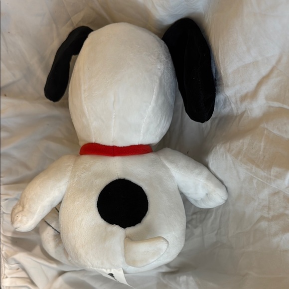 Classic White and Black Stuffed Snoopy Toy - Picture 2 of 13